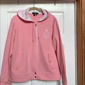 Ralph Lauren Pink hooded cotton jacket